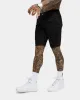 Saint Morta Paisley Skulls Denim Shorts Black/Black sold by Culture Kings