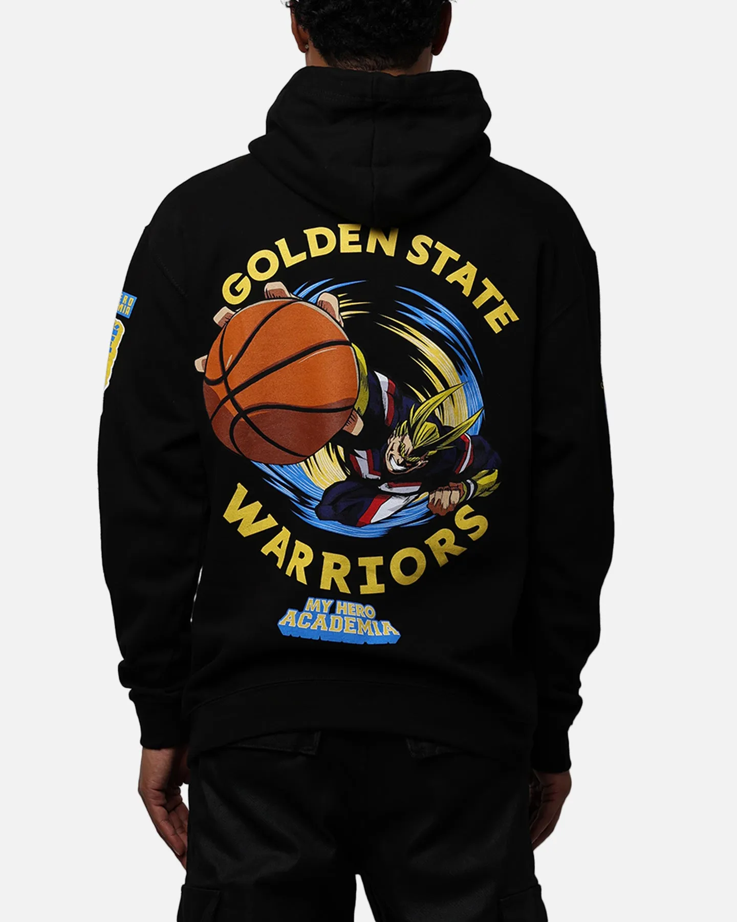 Hyperfly X My Hero Academia X NBA Golden State Warriors Hoodie Black sold by Culture Kings product image thumbnail 2