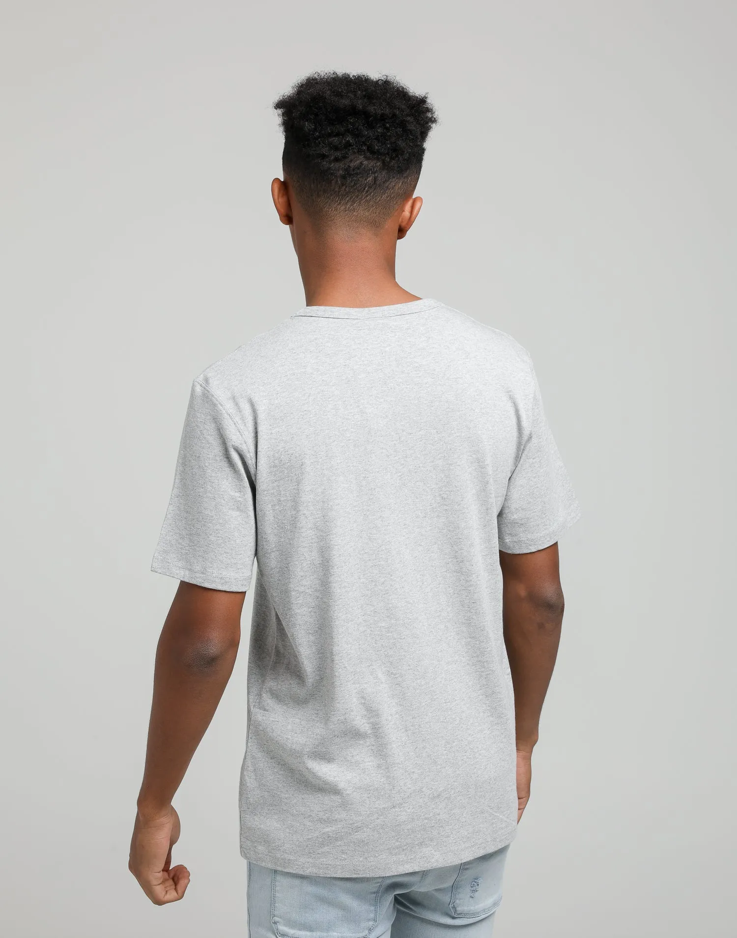 Champion Heritage Script Tee Oxford Heather sold by Culture Kings product image thumbnail 4