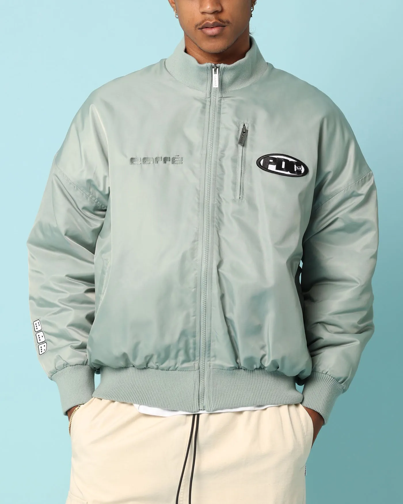 Carré Big Cat Bomber Jacket Green sold by Culture Kings product image thumbnail 3