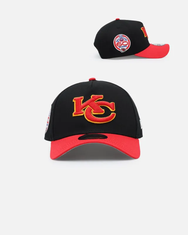 New Era Kansas City Chiefs 'NFL City Originals' 9FORTY A-Frame Snapback Black/OTC sold by Culture Kings