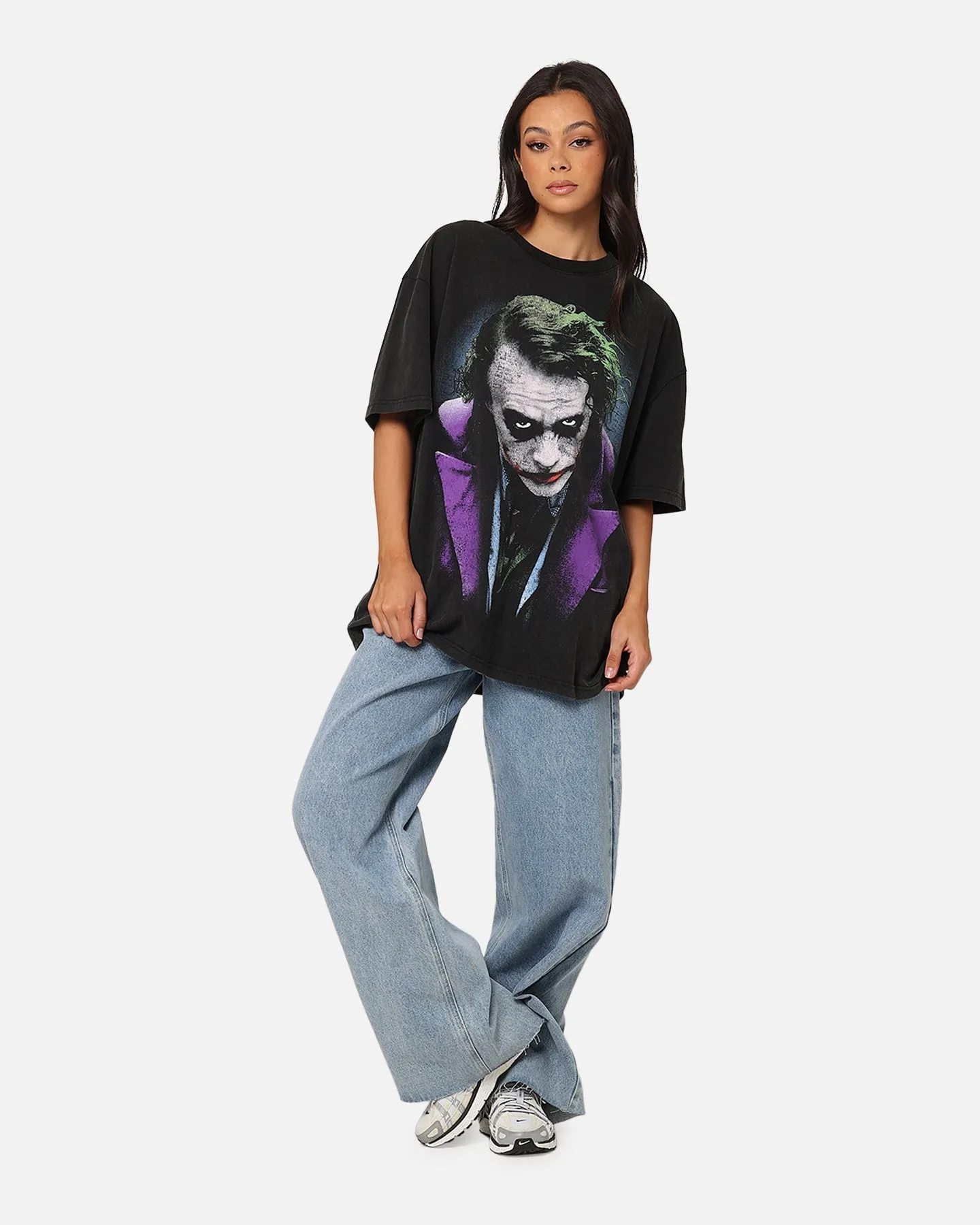American Thrift X DC Batman The Joker Magic Trick Heavy T-Shirt Vintage Black sold by Culture Kings product image thumbnail 3