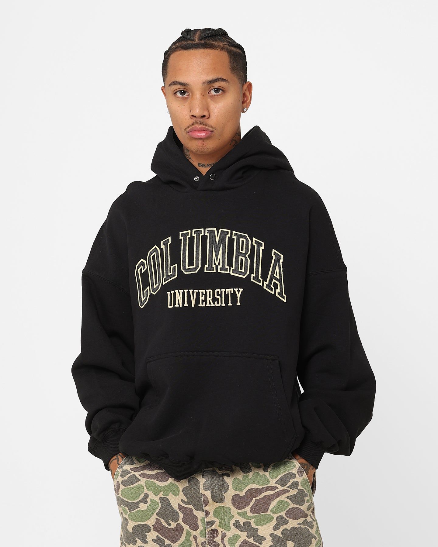 The New Establishment Prime Ivy League Columbia Hoodie Black sold by Culture Kings