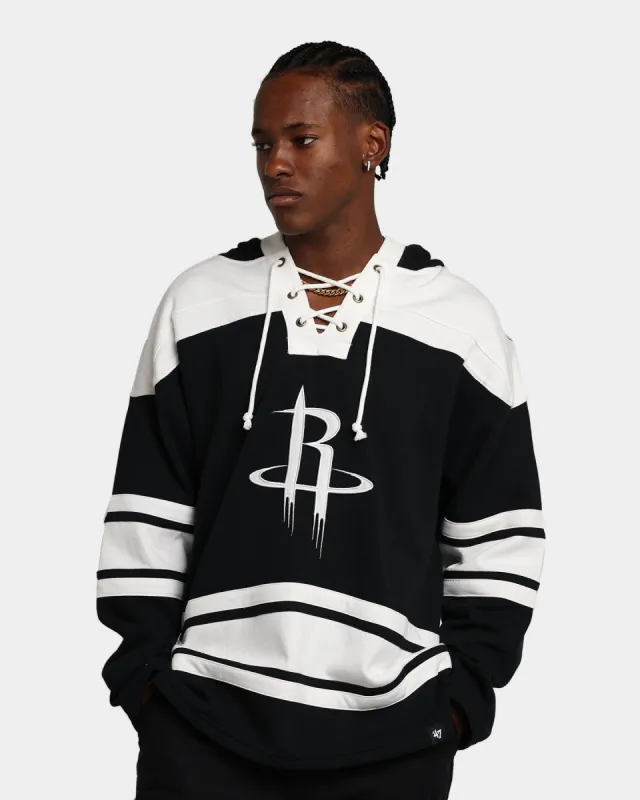 47 Brand Houston Rockets Superior Lacer Hoodie Jet Black sold by Culture Kings
