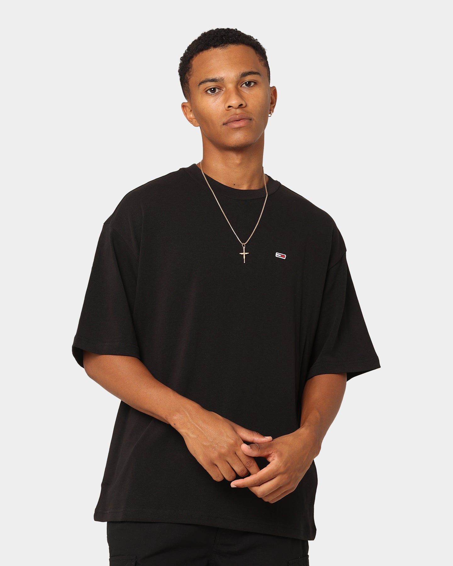 Tommy Jeans TJM Essential Crewneck Skate T-Shirt Black sold by Culture Kings