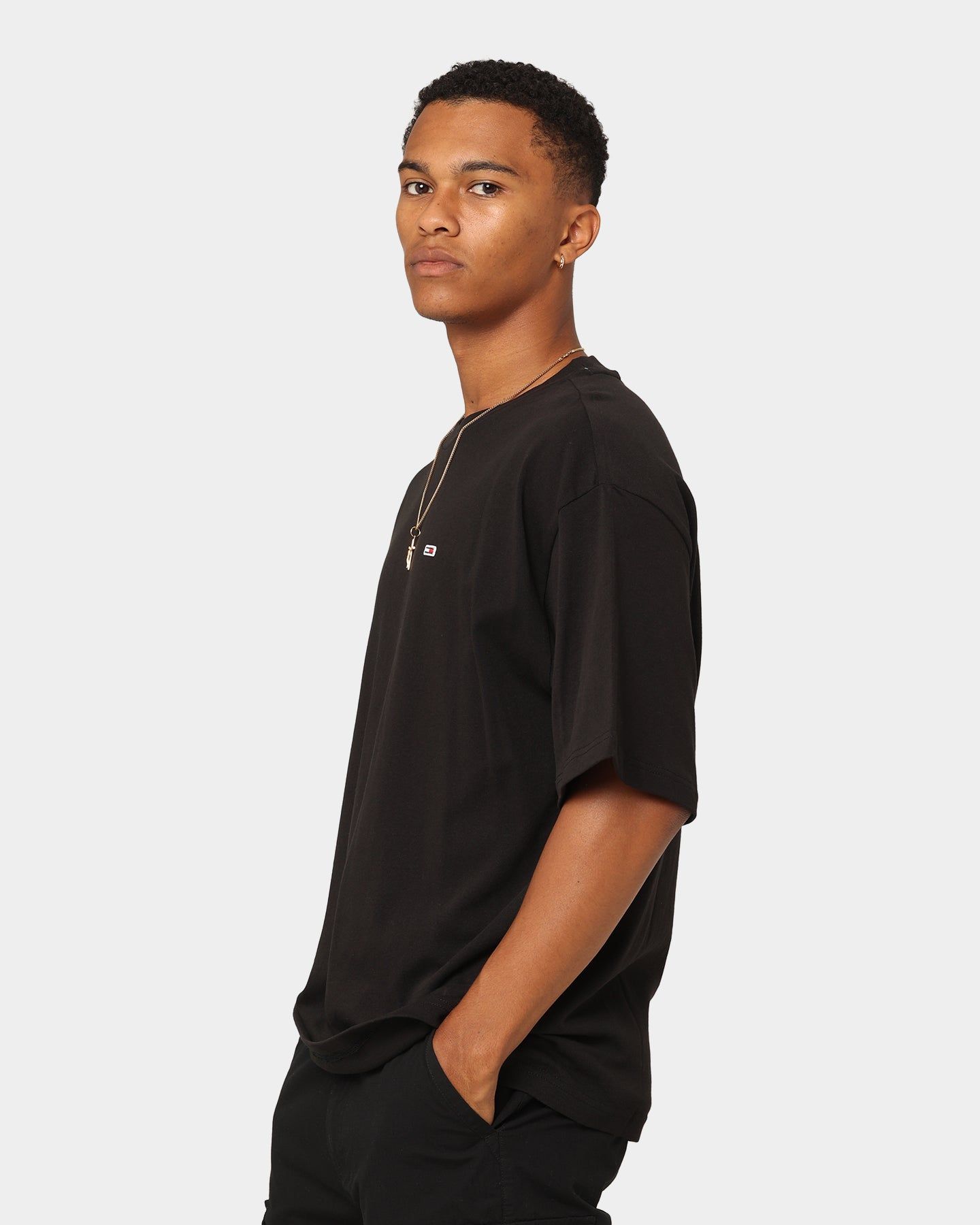 Tommy Jeans TJM Essential Crewneck Skate T-Shirt Black sold by Culture Kings product image thumbnail 6