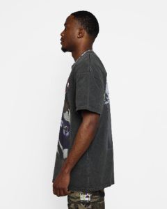 Goat Crew X Naruto Obito Heavyweight Vintage T-Shirt Black Wash sold by Culture Kings