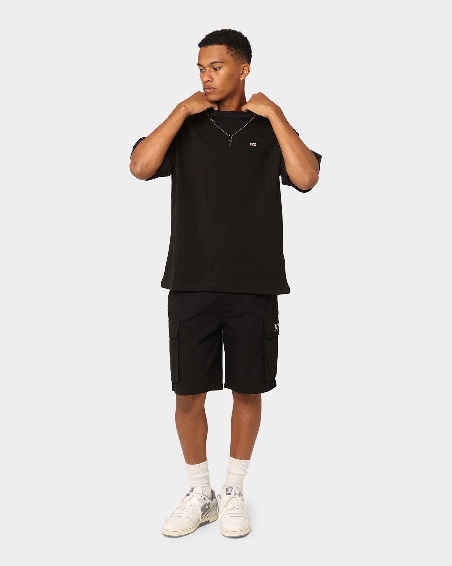 Tommy Jeans TJM Essential Crewneck Skate T-Shirt Black sold by Culture Kings product image thumbnail 2