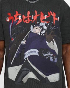 Goat Crew X Naruto Obito Heavyweight Vintage T-Shirt Black Wash sold by Culture Kings