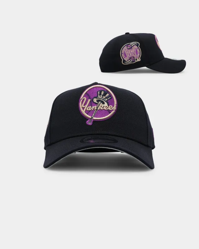 New Era New York Yankees 'Acai' 9FORTY A-Frame Snapback Navy/Magenta sold by Culture Kings