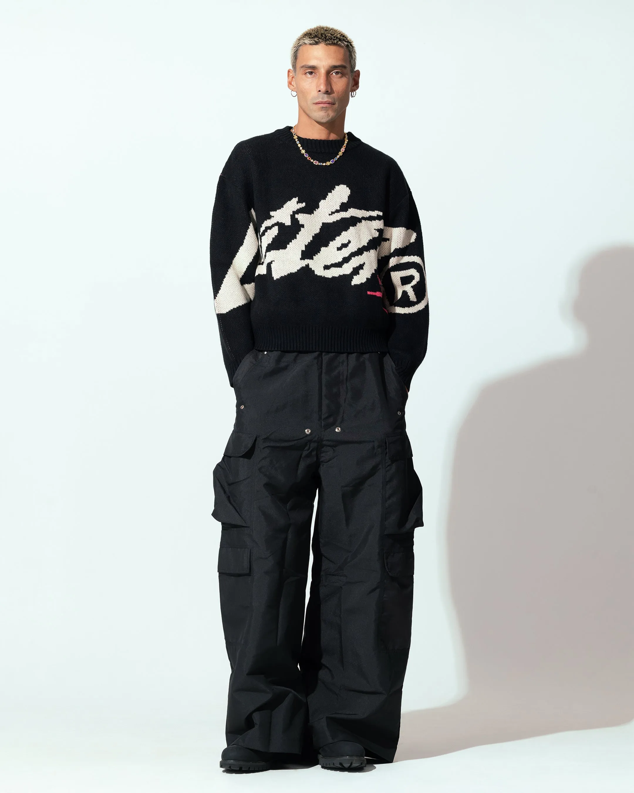 Loiter Spider Knit Sweater Black/White sold by Culture Kings product image thumbnail 3