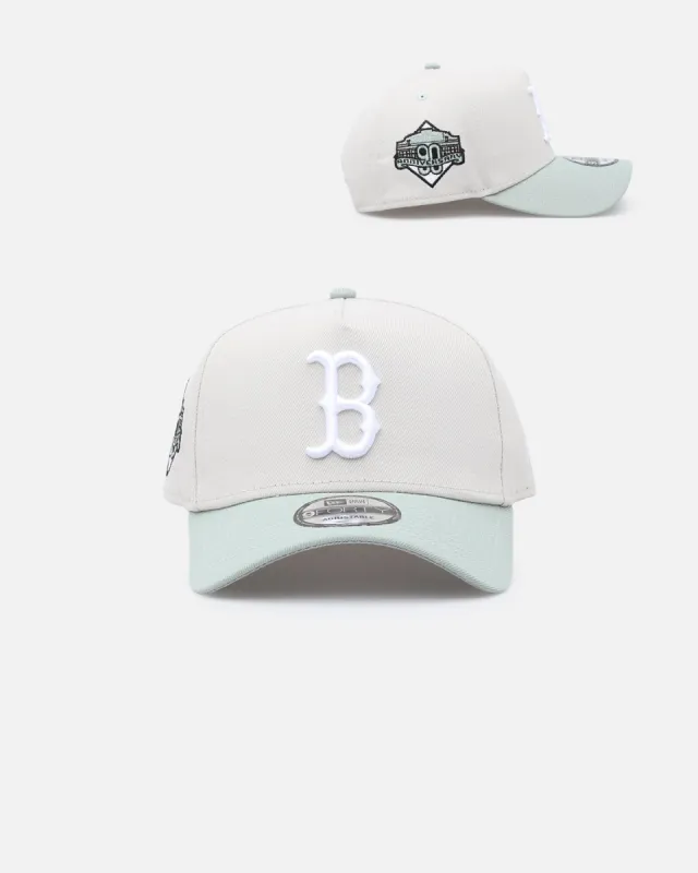 New Era Boston Red Sox 'Sea Glass' 9FORTY A-Frame Snapback Stone/Green sold by Culture Kings