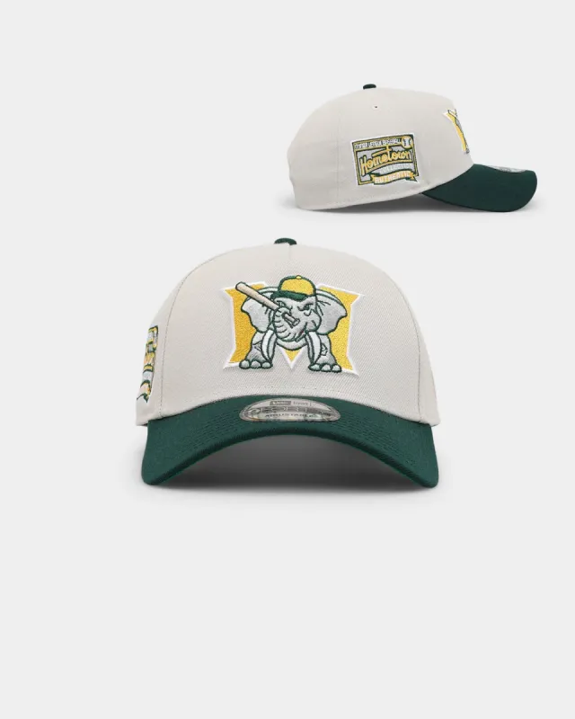 New Era Modesto Nuts 'Batter Up' 9FORTY A-Frame Snapback Stone made by Culture Kings