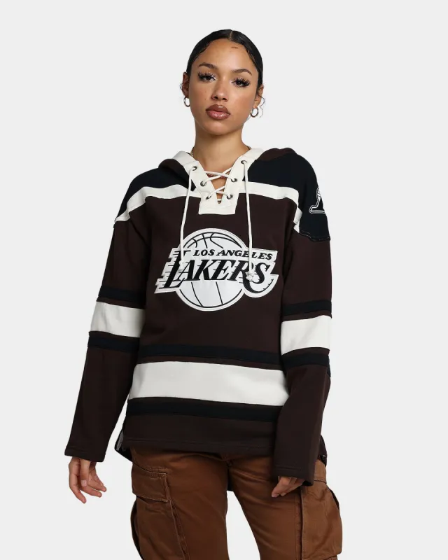 47 Brand Los Angeles Lakers Superior Lacer Hoodie Brown sold by Culture Kings