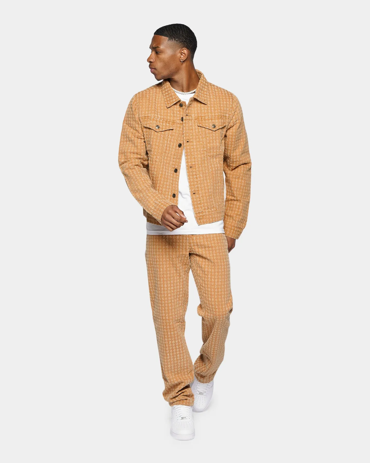 XXIII Nikhil Jacquard Jacket Toffee sold by Culture Kings product image thumbnail 3