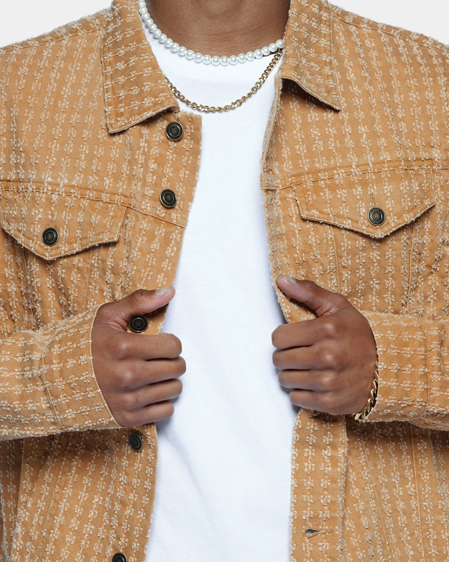 XXIII Nikhil Jacquard Jacket Toffee sold by Culture Kings product image thumbnail 4