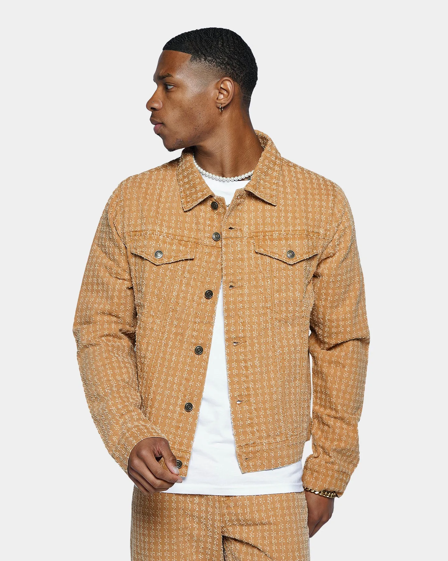 XXIII Nikhil Jacquard Jacket Toffee sold by Culture Kings product image thumbnail 2