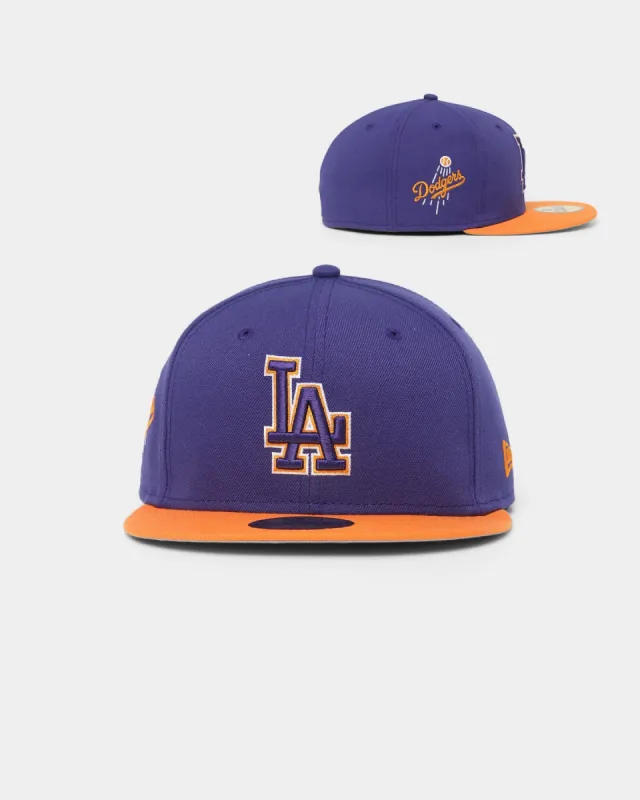 New Era Los Angeles Dodgers "Purple Valley" 59FIFTY Fitted Purple/Orange sold by Culture Kings