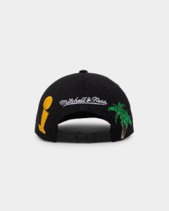 Mitchell & Ness Miami Heat 'Highway' Pro Crown Snapback Black sold by Culture Kings