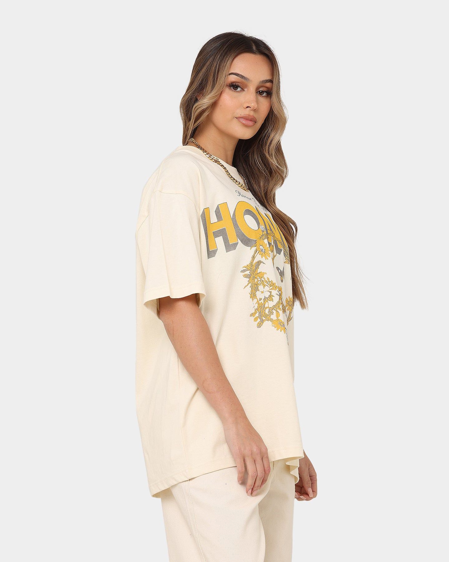 Honor The Gift Honor Peace T-Shirt Cream sold by Culture Kings product image thumbnail 5