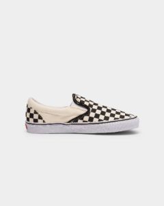 Vans Classic Slip-On (Checkerboard) Black/White sold by Culture Kings
