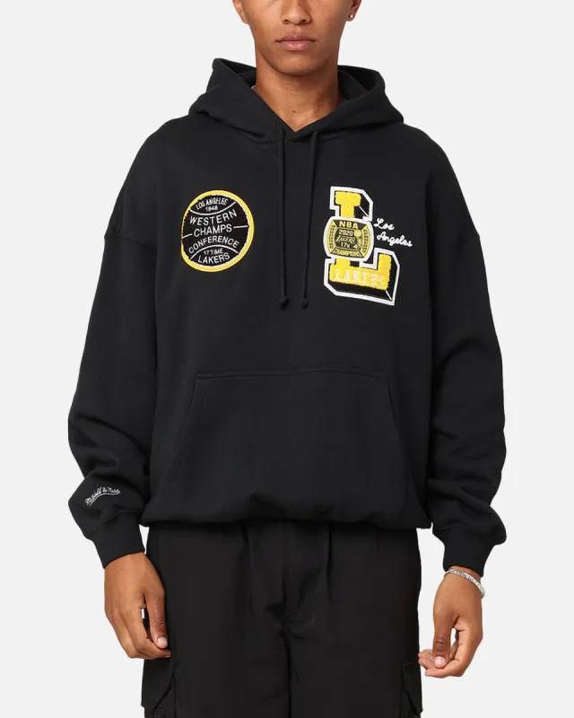 Mitchell & Ness Los Angeles Lakers Conference Hoodie Faded Black sold by Culture Kings