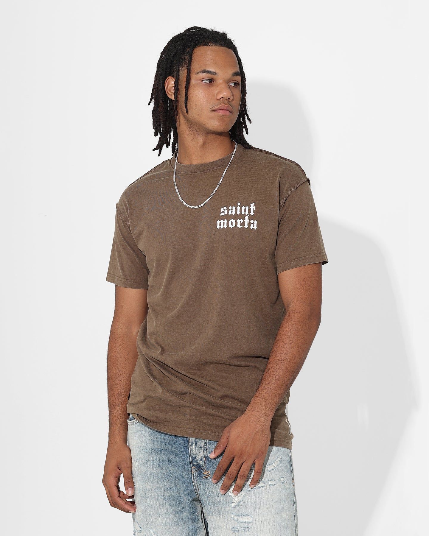 Saint Morta Corrupted Lafayette T-Shirt Vintage Brown sold by Culture Kings product image thumbnail 2