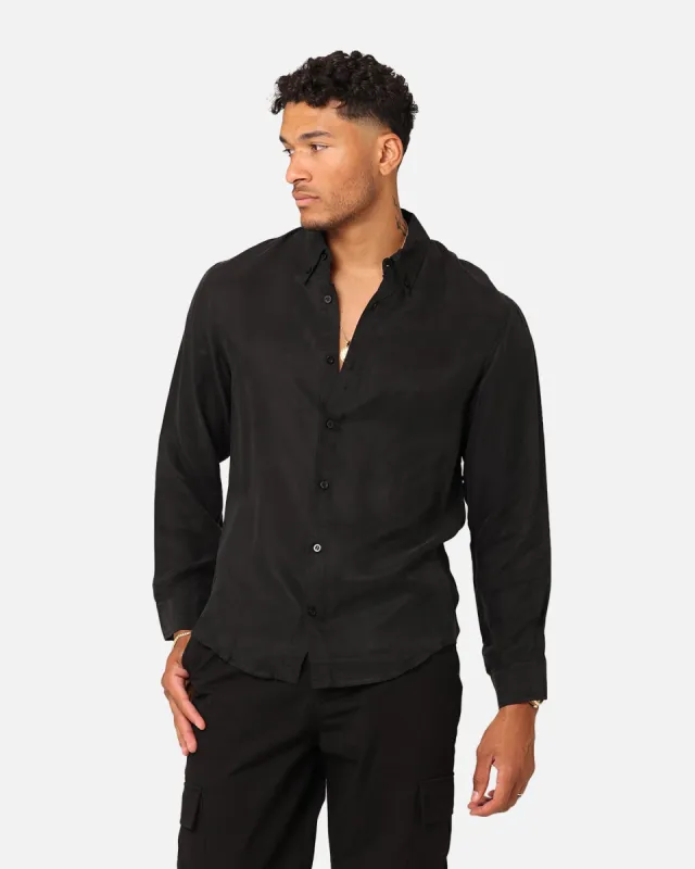 XXIII Nathan Button Up Shirt Black sold by Culture Kings