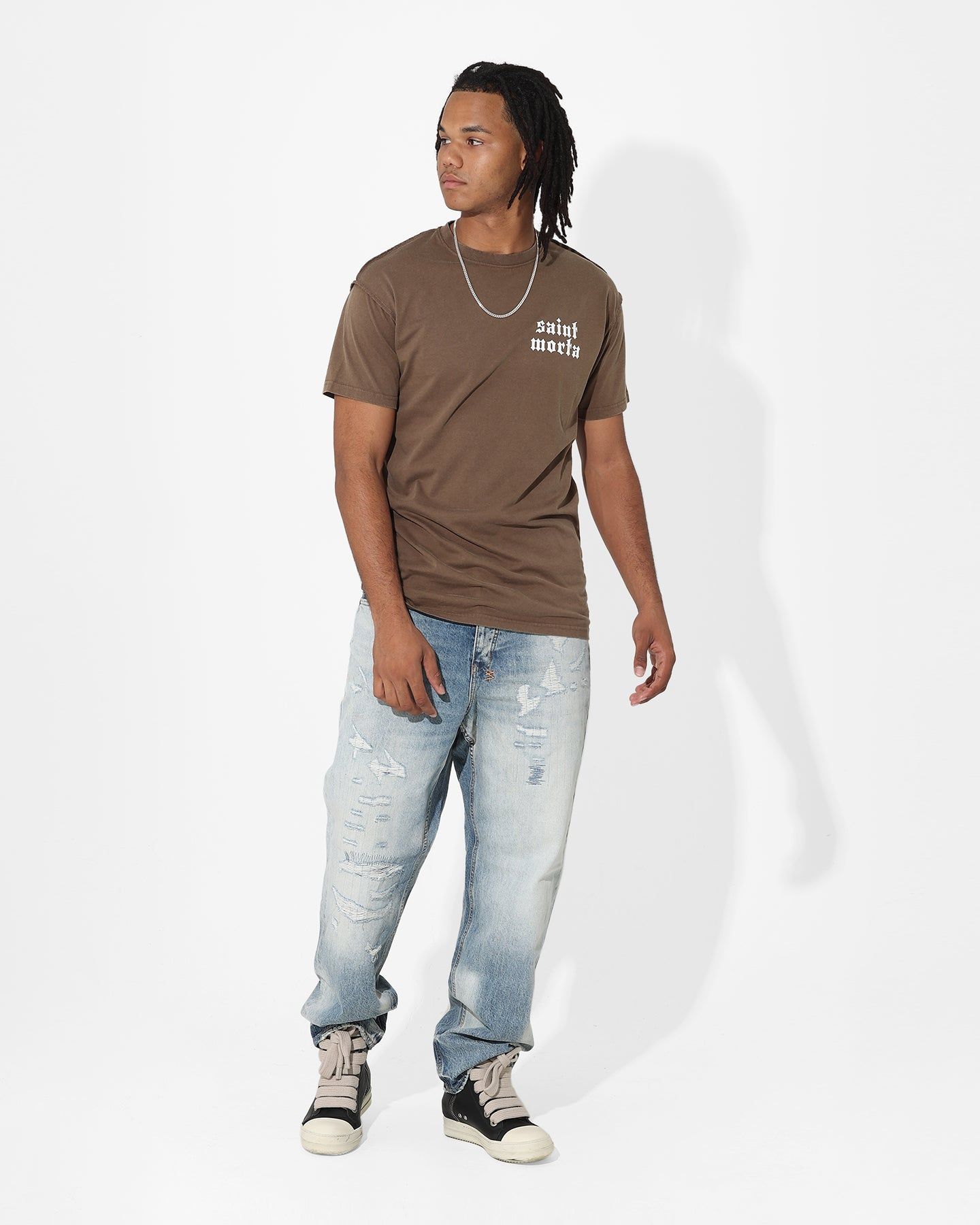 Saint Morta Corrupted Lafayette T-Shirt Vintage Brown sold by Culture Kings product image thumbnail 8