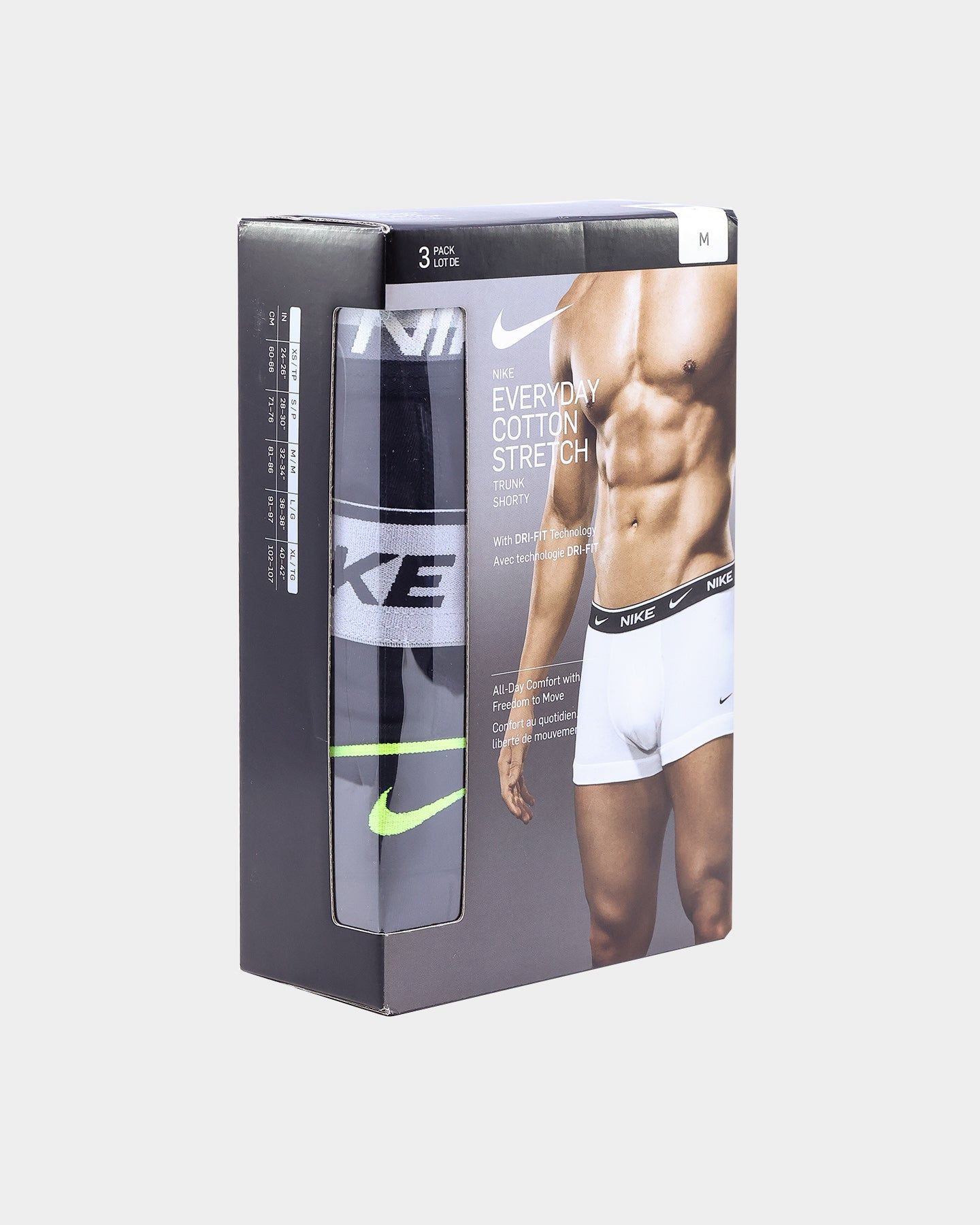 Nike Everyday Cotton Stretch Trunk 3 Pack Multi-Coloured sold by Culture Kings product image thumbnail 2