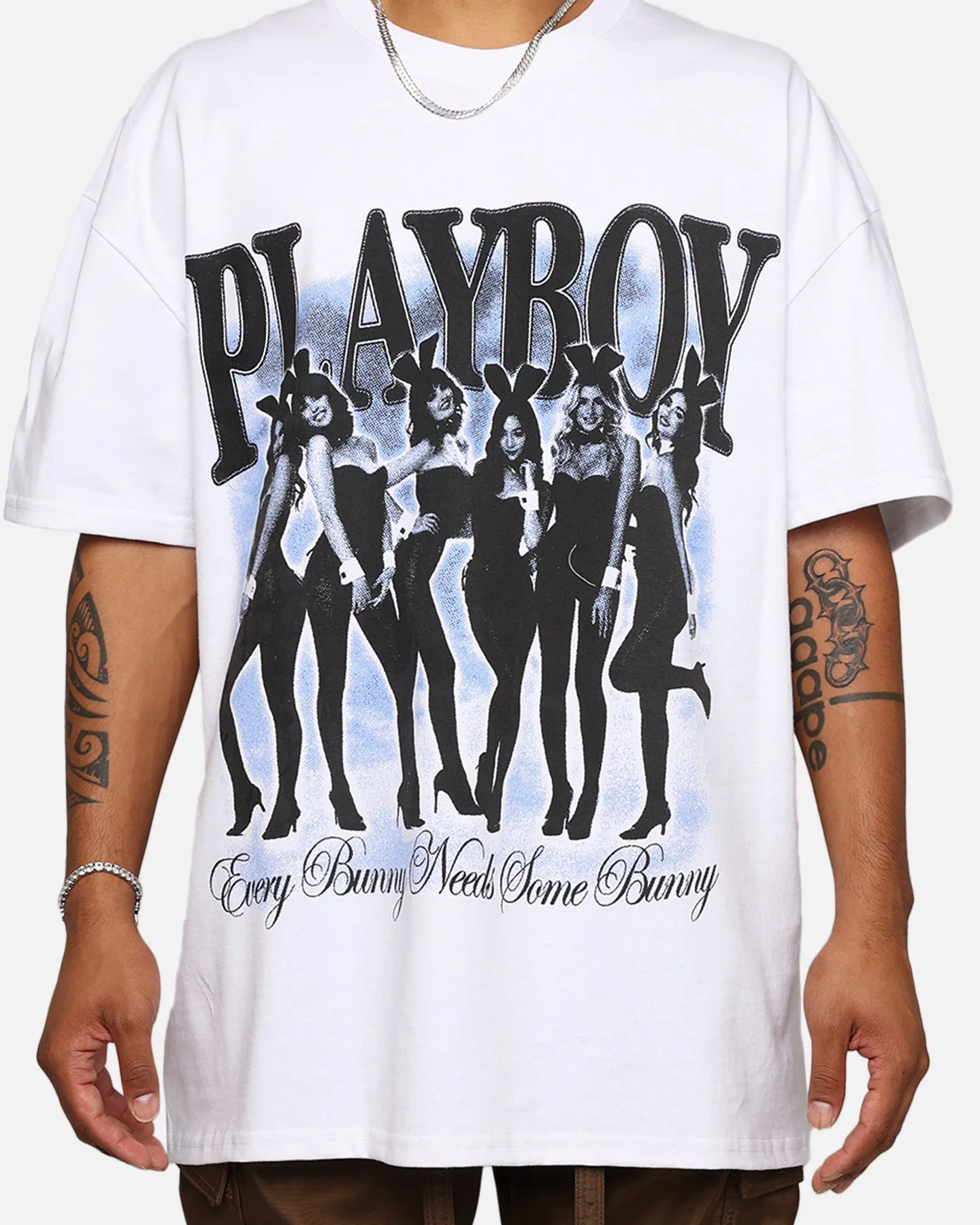 Playboy By Culture Kings Every Bunny T-Shirt White sold by Culture Kings product image thumbnail 4