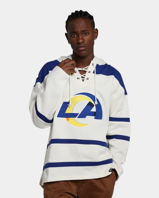 47 Brand Los Angeles Rams Superior Lacer Hoodie Cream sold by Culture Kings