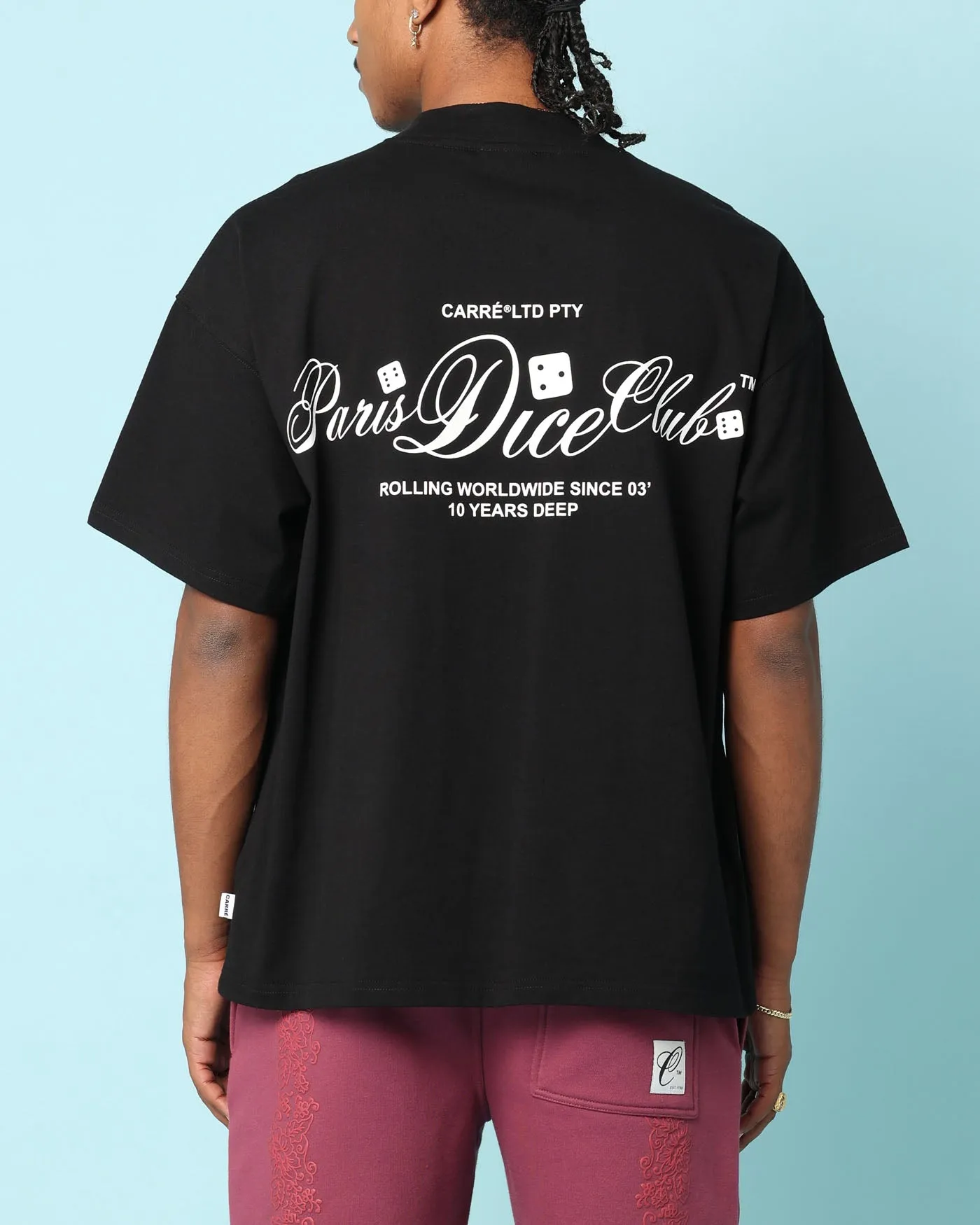 Carré Players Oversized T-Shirt Black sold by Culture Kings product image thumbnail 3