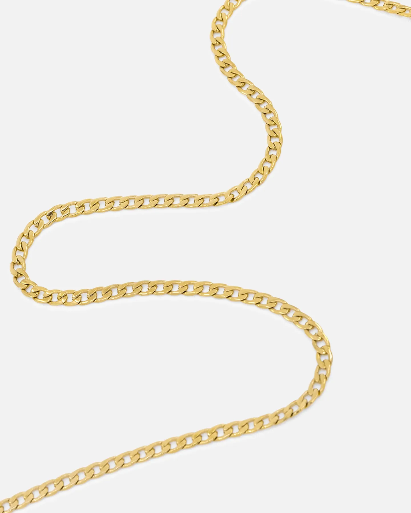 Saint Morta 3mm Smooth Cut Cuban Chain Gold sold by Culture Kings product image thumbnail 4