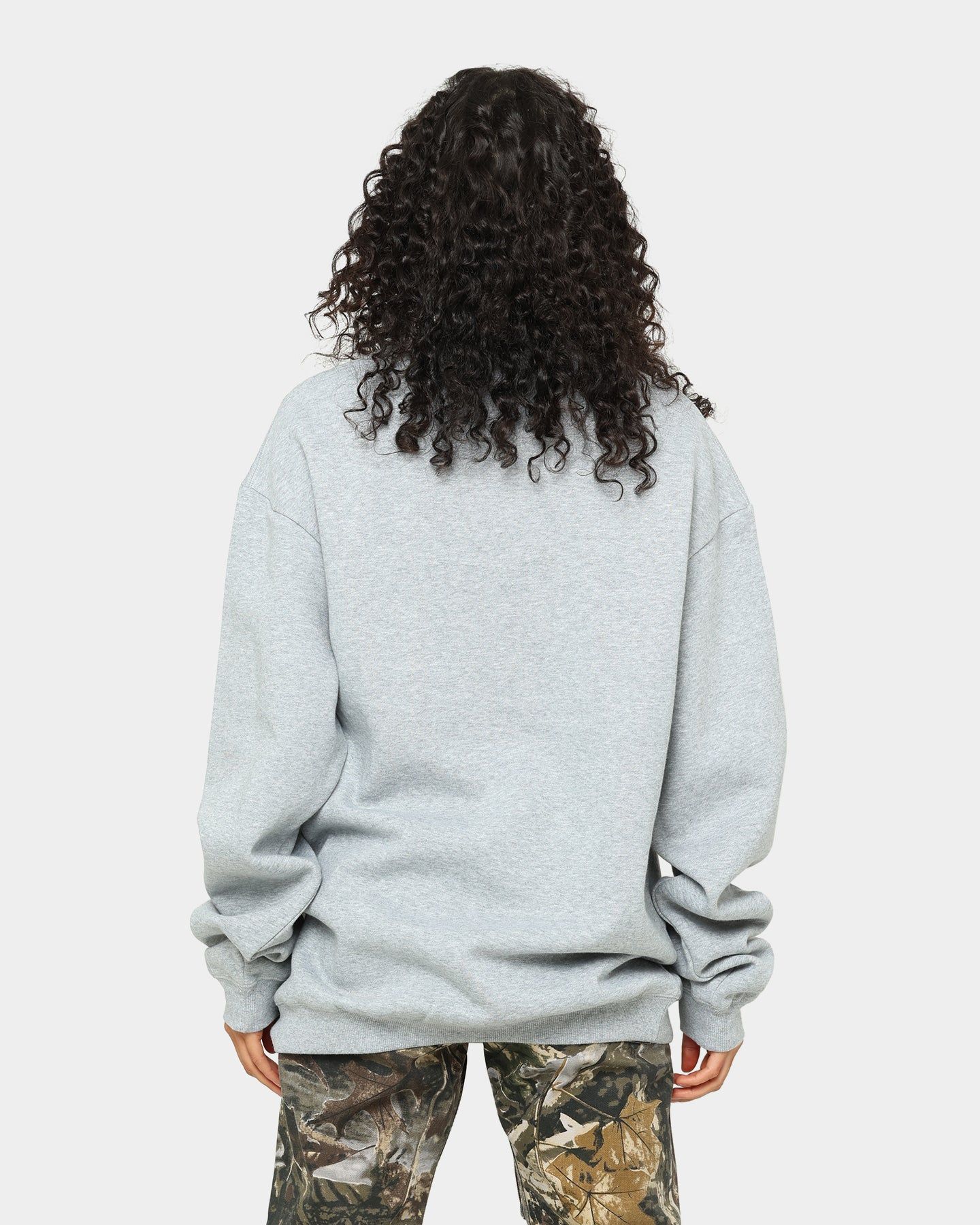 Mitchell & Ness Los Angeles Lakers Vintage Line Up Crewneck Grey Marle sold by Culture Kings product image thumbnail 4