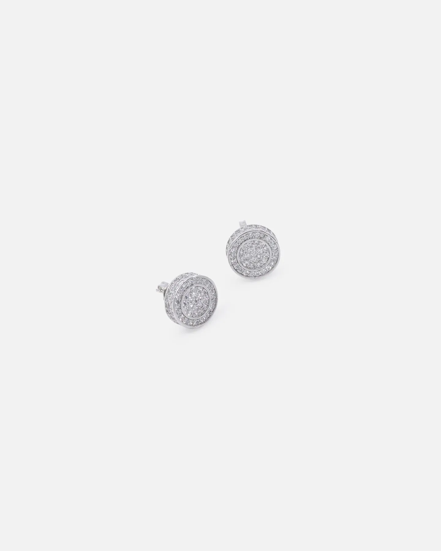 Saint Morta Stadium Earrings Iced White Gold sold by Culture Kings product image thumbnail 2