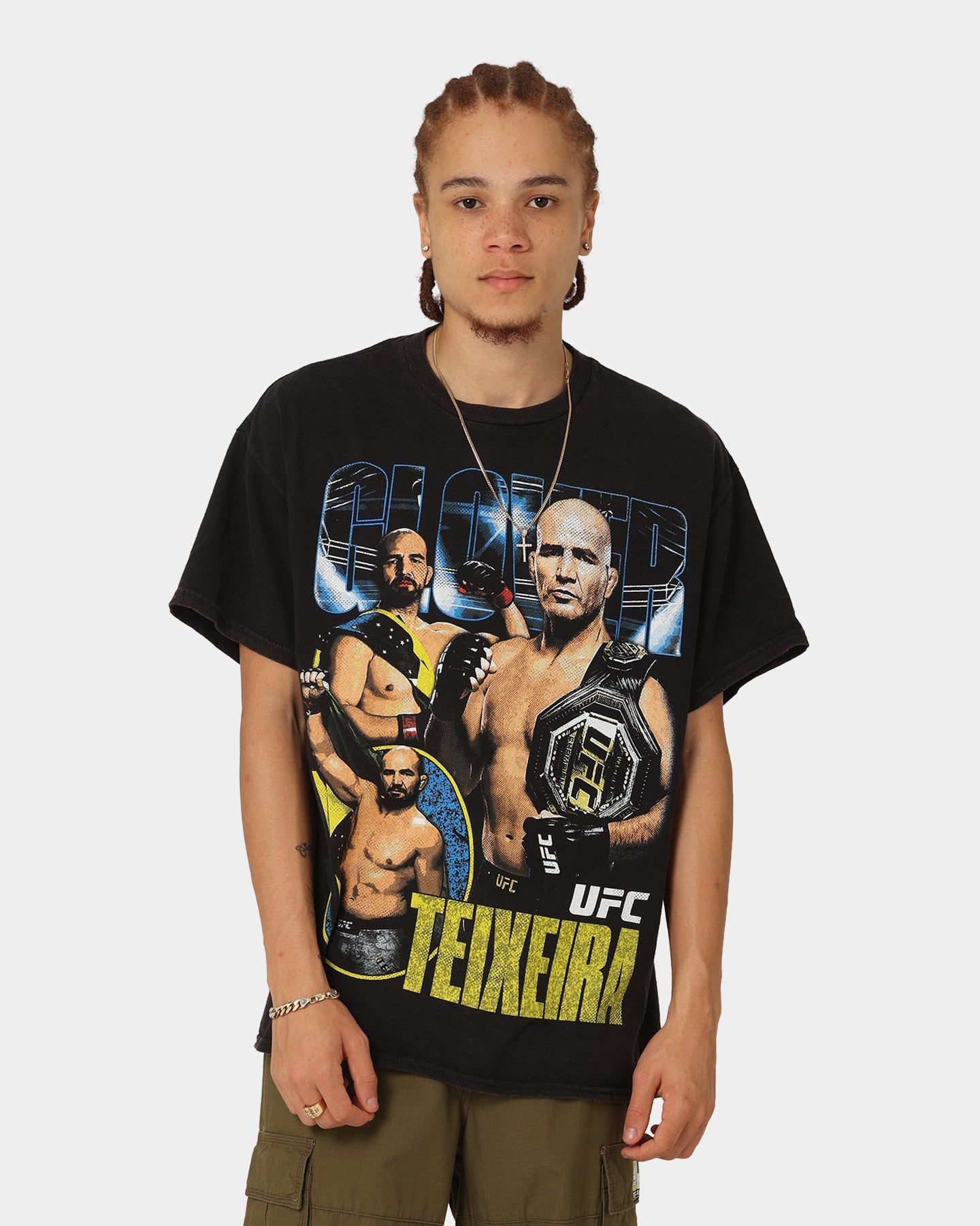 Goat Crew X UFC Glover Teixeira Vintage T-Shirt Black Wash sold by Culture Kings