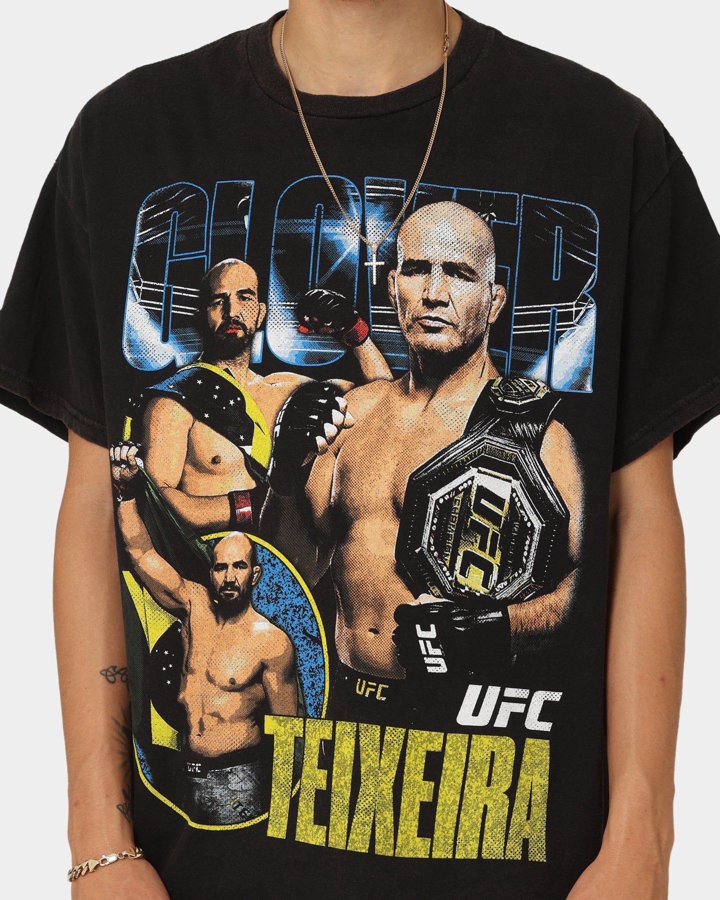 Goat Crew X UFC Glover Teixeira Vintage T-Shirt Black Wash sold by Culture Kings product image thumbnail 3