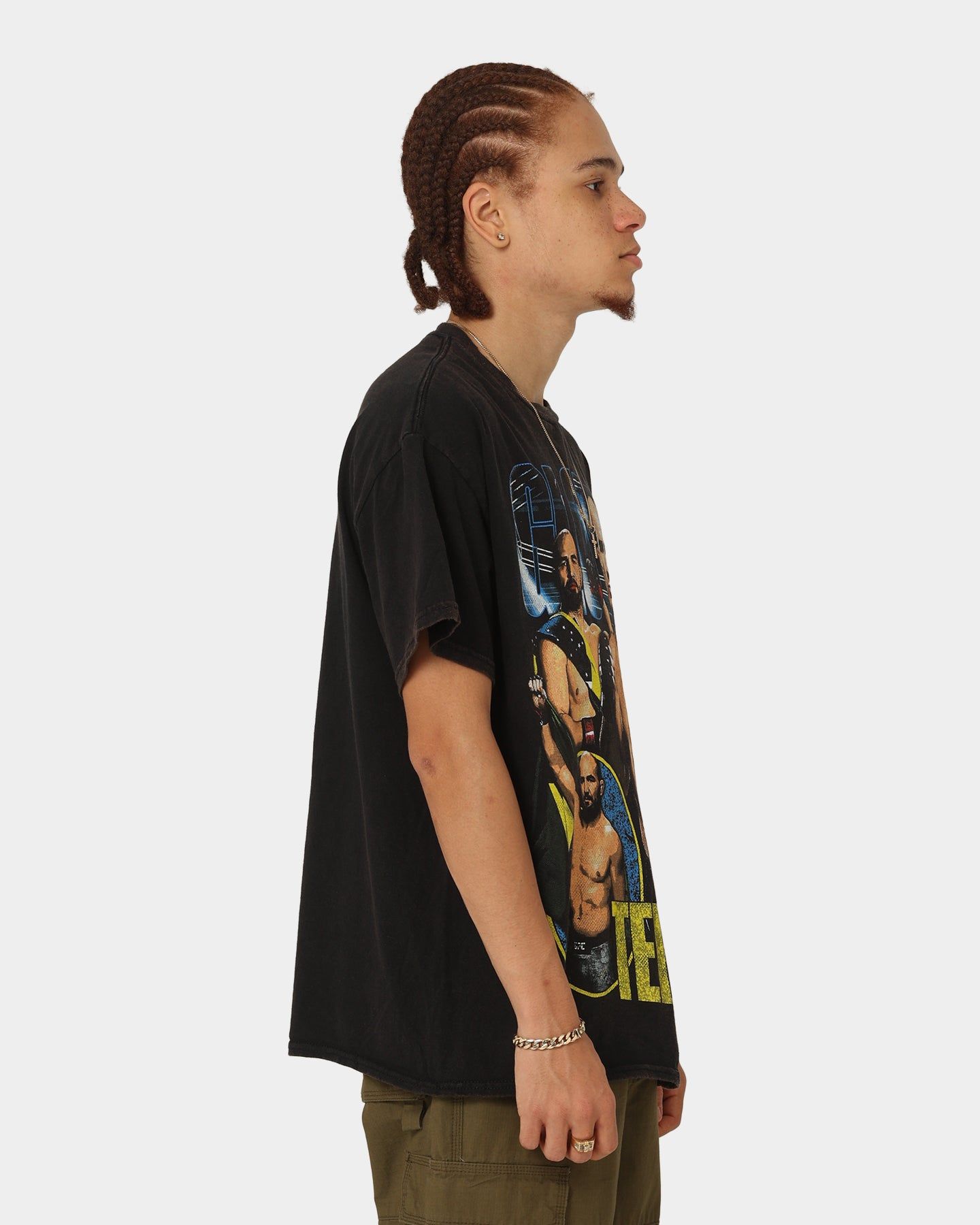 Goat Crew X UFC Glover Teixeira Vintage T-Shirt Black Wash sold by Culture Kings product image thumbnail 5