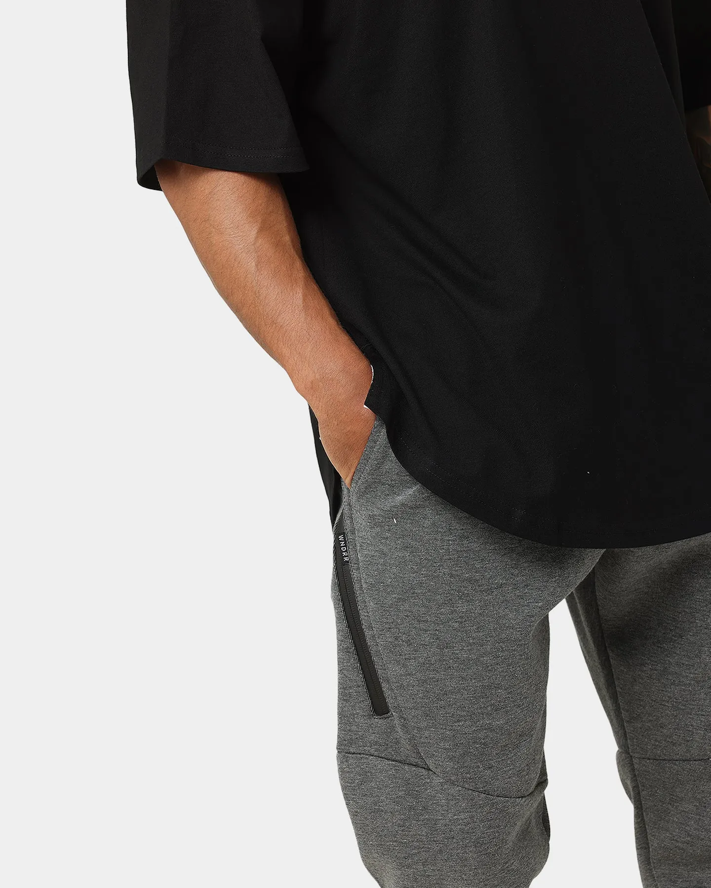 WNDRR Hoxton V2 Tech Track Pants Dark Marle sold by Culture Kings product image thumbnail 3
