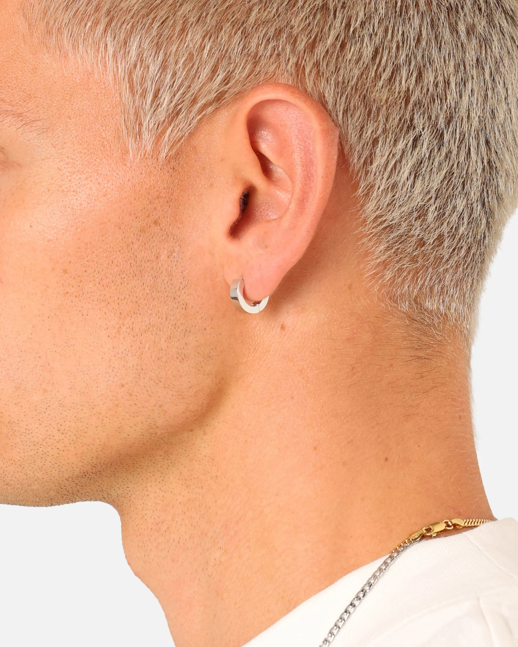 Saint Morta Wide Hoop Earring Stainless Steel sold by Culture Kings product image thumbnail 3