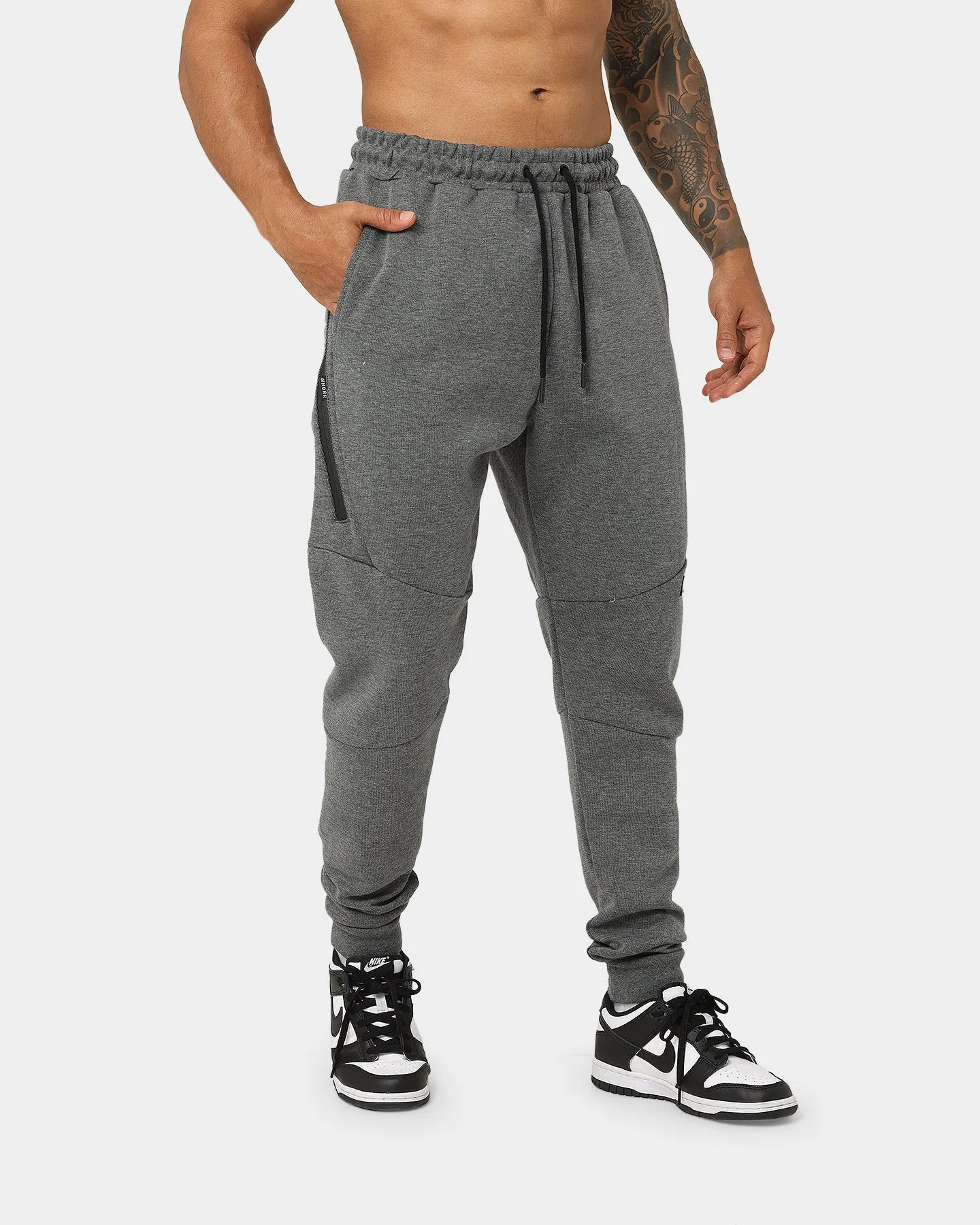 WNDRR Hoxton V2 Tech Track Pants Dark Marle sold by Culture Kings product image thumbnail 5