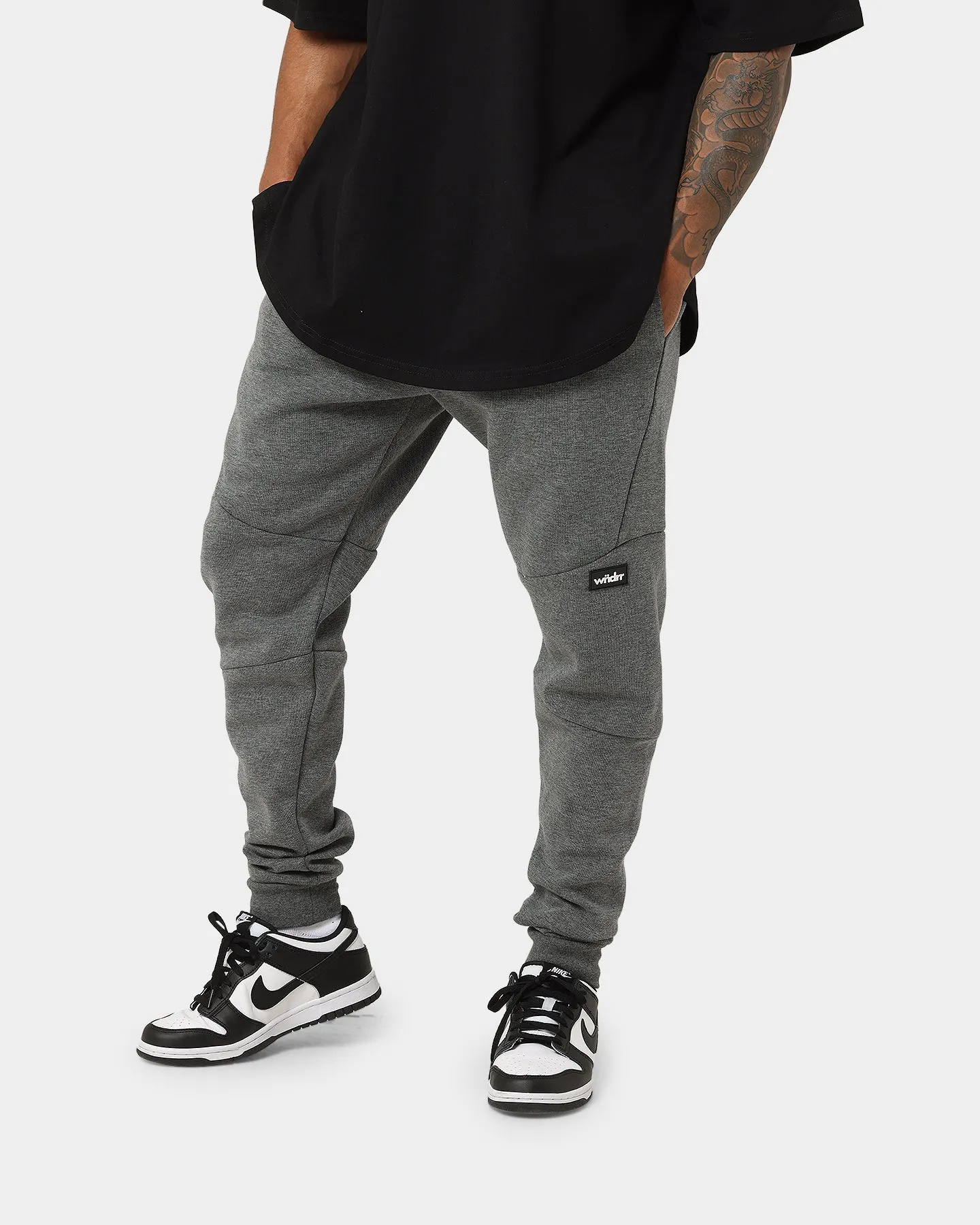WNDRR Hoxton V2 Tech Track Pants Dark Marle sold by Culture Kings