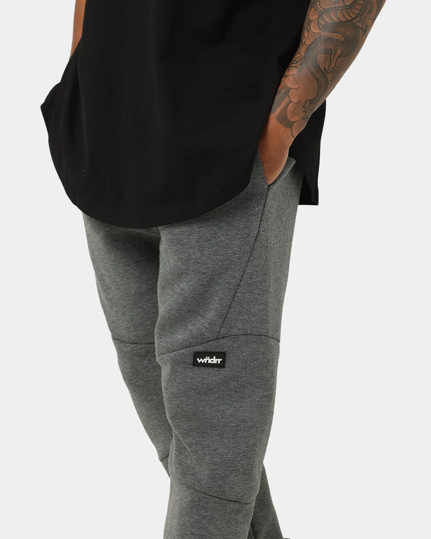 WNDRR Hoxton V2 Tech Track Pants Dark Marle sold by Culture Kings product image thumbnail 4