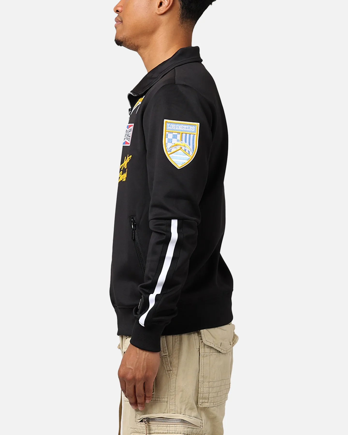 Pro Standard Los Angeles Chargers Fast Lane Track Jacket Black sold by Culture Kings product image thumbnail 5