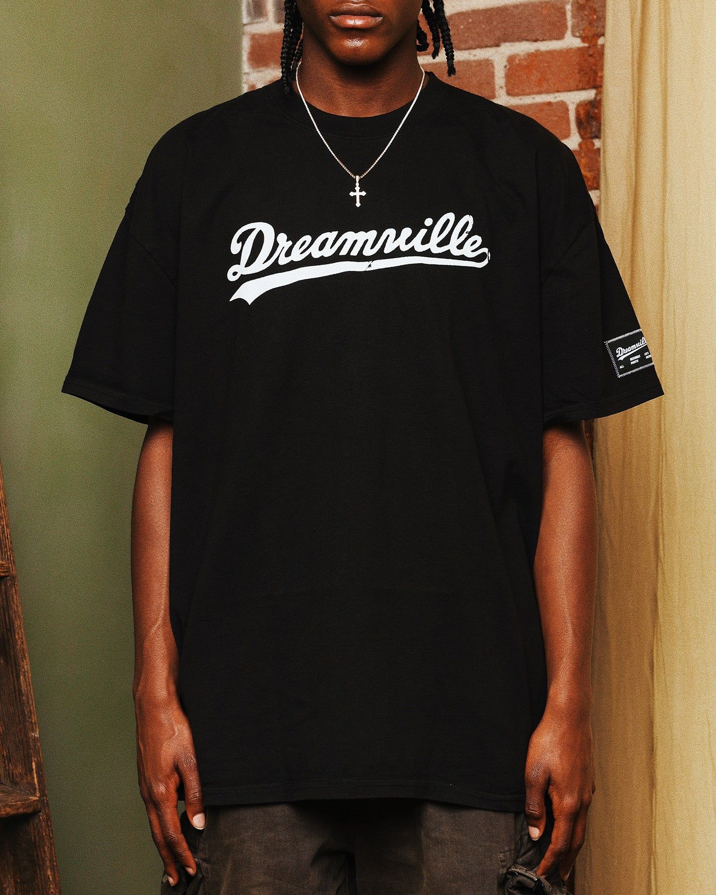 Dreamville Dreamville Logo Vintage T-Shirt Black sold by Culture Kings product image thumbnail 3