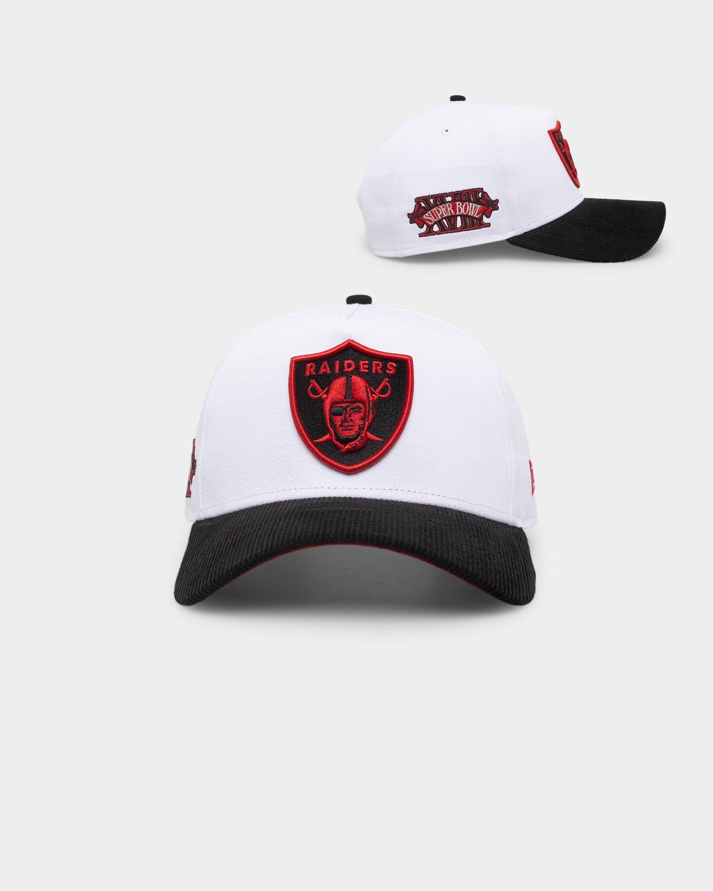 New Era Oakland Raiders 'Fire Red' 9FORTY A-Frame Snapback White/Black sold by Culture Kings