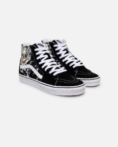 Vans Sk8-Hi Flame Skull Black/True White sold by Culture Kings
