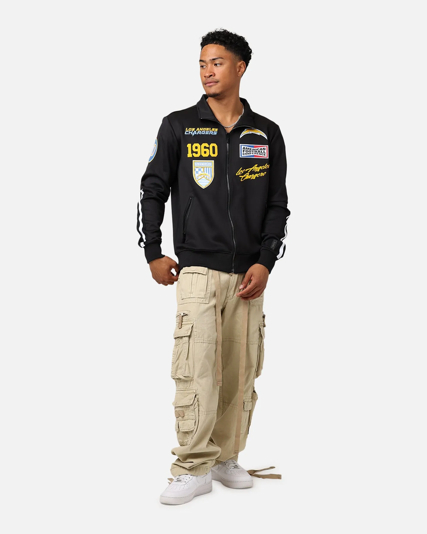 Pro Standard Los Angeles Chargers Fast Lane Track Jacket Black sold by Culture Kings product image thumbnail 3