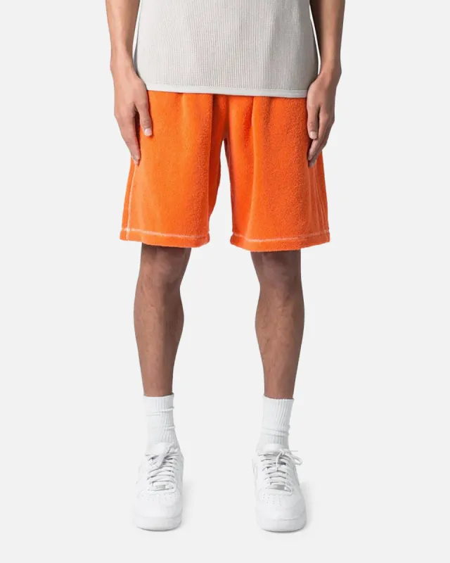 MNML Terry Cloth Shorts Orange sold by Culture Kings